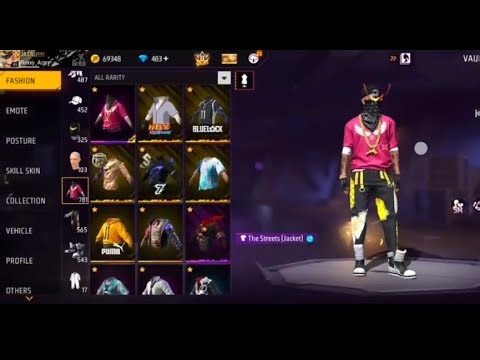 Free fire Rare ID Collection