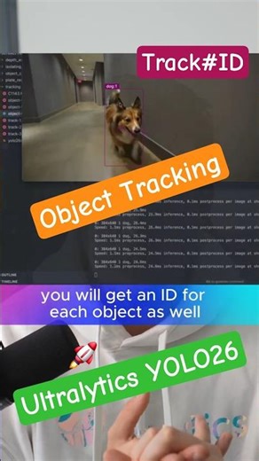 Tracks Multiple Objects in Real Time using Ultralytics YOLO26! 🤯