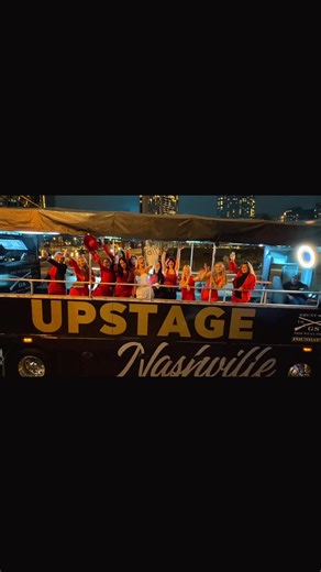 The perfect bachelorette party DOES exist. Book your trip to Nashville and get on the worlds largest open air party bus tour! Upstage Party Bus is sure to exceed your expectations. This bus is equipped with a concert grade sound system, 8 professional concert lights, a fog machine, 8 televisions, and refrigeration. A professional DJ will host your way through the streets of Nashville on this 2 hour tour through all the hotspots of Nashville. Partying meets sightseeing, and classy beats trashy, b
