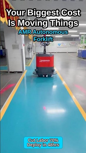Your Biggest Hidden Cost Is Moving Things — AMR Autonomous Forklift Eliminates It Completely