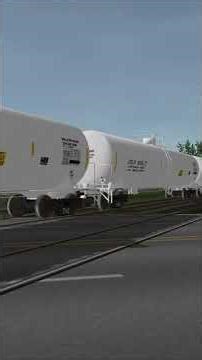 IC SD70 Leader at Georges Train in Open Rails #canadiannationalrailway #openrails #shorts