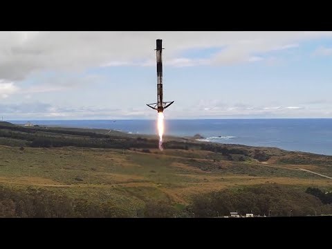 Falcon 9 completes SpaceX’s 200th landing! - Transporter-8 mission, Vandenberg Space Force Base