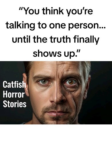 “You think you’re talking to one person… until the truth finally shows up.” 4 Disturbing TRUE Catfish Horror Stories These are real stories where online conversations slowly turned into nightmares. Fake photos, hidden identities, and lies that went on for months — sometimes years — before the truth came out in terrifying ways. From emotional manipulation to real-world danger, these encounters prove that trusting the wrong profile can change your life forever. #TrueHorror #HorrorTok #Horror #true