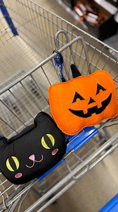 How cute are these plush Halloween bags?! 🎃🦇 Perfect for gift baskets, party favors, or little essentials on the go. Choose from pumpkin or bat designs, each with a zippered compartment adjustable strap. Link in my bio to shop ($6.24) #walmart #walmartfinds #halloween2025 | Walmart Gems