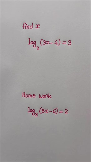 logarithmic Equation solving Method ✅#mathtricks #mathematics #learnontiktok #usa🇺🇸 #unitedstates