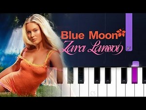 Zara Larsson - Blue Moon (Piano Tutorial)