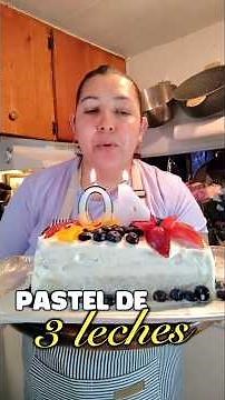 Cómo hacer pastel de tres leches.#pastel #pasteldetresleches
