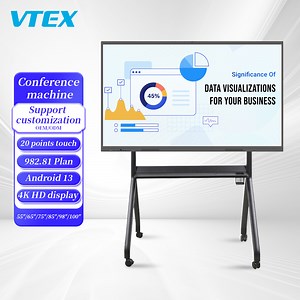 [Hot Item] 55 Inch Smart Blackboard Touch Screen 4K Interactive Display Android Interactive Flat Panel Smart Whiteboard