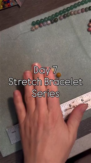 Welcome 👉🏼 DAY 7 of our Stretch Bracelet Series where we are going to learn how to make professional quality stretch bracelets 🎉 ✅ The bead number chart is a great resource when ordering stones (you’ll never be worried that you didn’t get enough to complete your bracelets) ✅ My top favorite supplies are paxcoo stretch cord, a bead stopper, needle, and gs hypo cement glue (these are all included in the Ultimate Starter Kit 🎉) ✅ The bead calculator that’s in tutorial is so great to use if you 