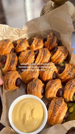 Anna Goff on Instagram: "My footage on how to make rough puff was deleted but store bought is just fine🫶 #nye #cooking"