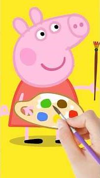 How to Draw Peppa Pig 🐷🎨 | Easy Step-by-Step Drawing & Coloring for Kids