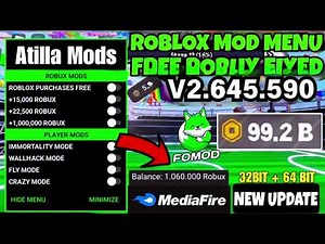 Roblox MOD MENU Mega v2.645.665 - Unlimited Robux & Free Shopping | Roblox Mod Menu 2025