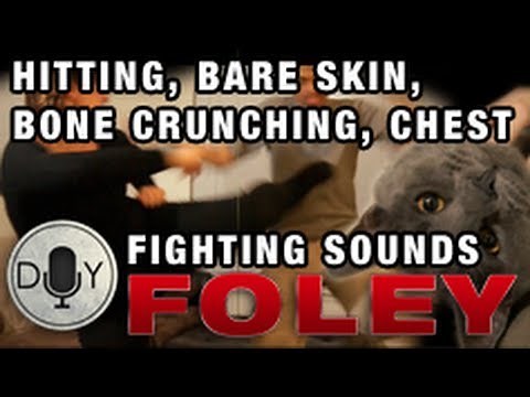Foley DIY Tutorial: Fighting Sound FX, hitting, breaking bones, visceral impacts