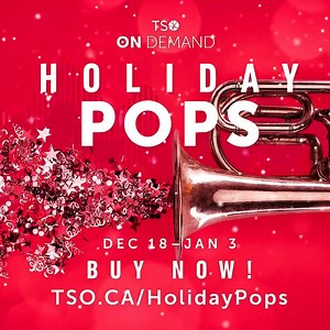 26 reactions | The TSO does Noël like no other, and this year the Orchestra is streaming to your ho-ho-home for the holidays! TSO On Demand: Holiday Pops, available to view between December 18 and January 3, decks the halls with all of the festive favourites to make your spirits bright! Sign up for our Email Club to have information about this program—and more—sent right to your inbox. Plus, visit bit.ly/TSO-On-Demand for further details. | Toronto Symphony Orchestra | Facebook