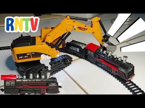 The Fun of Playing with Trains and Excavators!