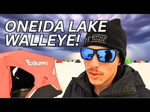 ONEIDA LAKE Ice Fishing | Where Are The Walleye?