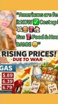 “Americans are feeling it NOW ✅ Cost up ⬆️ 💸🍔⛽🏠 | Gas ⛽️ Food & House DAMN! 😩”