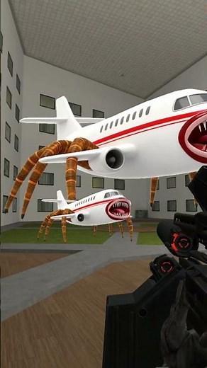 WHAT?! PLANE EATER FOUND ME?! ✈️😂 #shorts #gmod