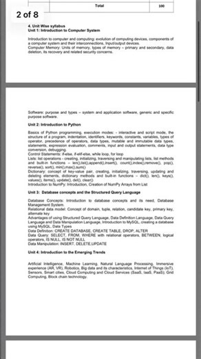 Class 11 IP informatics practices syllabus session 2026-27 #class11ip #class11th #cbse