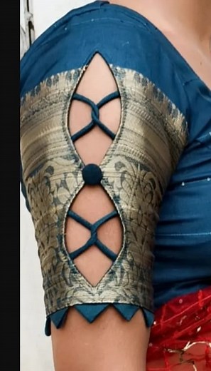 1.1M views · 10K reactions | #uniquesleevedesigns #beautiful #sleevesdesign #photo #design #ideas #designinspiration #new #easystitch #designlovers #fbreelsfypシ゚ #fbshorts #followformore ➡️➡️ | Reba Modak | Facebook