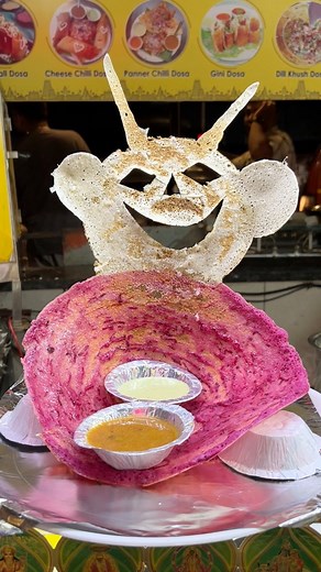 Pink Mickey-Mouse Dosa😱 #reels #foodie | Desh Ki Beti