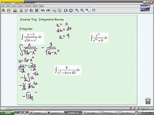 AP Calculus: Inverse Trig Integrals