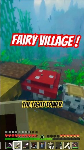 Fairy Village ! #minecraft #shorts #minecrafthorror #horror #minecraftgaming