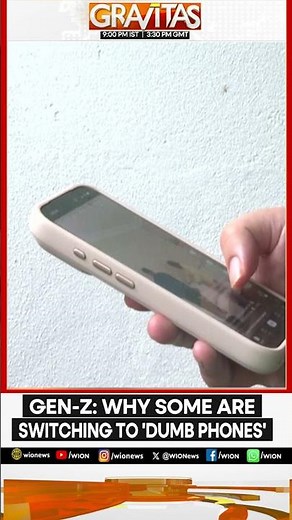 Gen Z's Latest Trend: Dumping Smartphones for Dumb Phones to Reclaim Mental Health| GRAVITAS