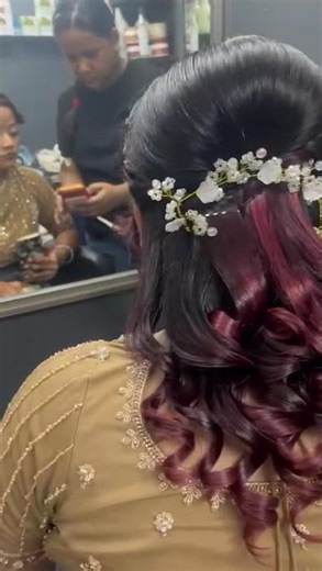 engagement hair style vedio