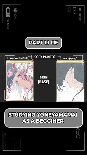 Studying Yoneyama Mai Until My Art Improves (Day 1)