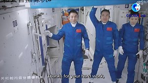 4.4K views · 212 reactions | The three Chinese astronauts aboard the #Shenzhou-13 spaceship entered China's space station core module #Tianhe on Saturday, according to the China Manned Space Agency (#CMSA). #ChinaTech | Xi's Moments | Facebook