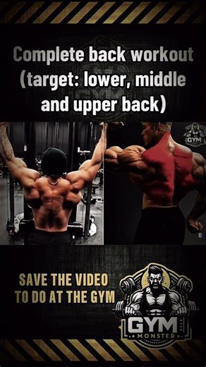 🔥 Complete Back Workout | Build Lower, Middle & Upper Back Strength #BackWorkout#CompleteBackWorkout
