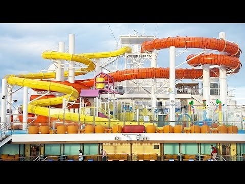 Twister Speed Waterslide FULL POV Ride on Carnival Vista Cruise Ship, WaterWorks Water Park