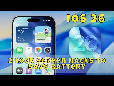 2 Lock Screen Hacks To Save Battery on iOS 26