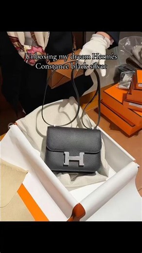 Hermès Constance 19 Black Silver Full Unboxing | Review & Styling
