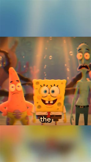 squidward follow a sound that no one else could hear#shorts#squidward#spongebob#horror
