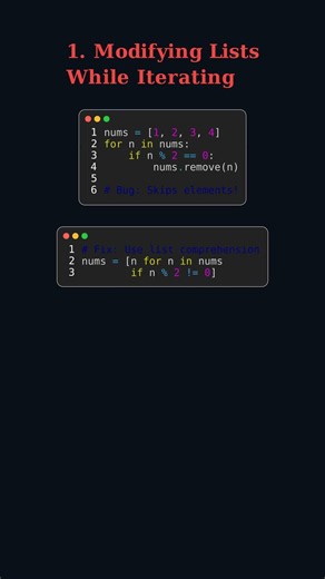 5 Python Mistakes Beginners Make 🚨 | Avoid These Common Python Errors #shorts