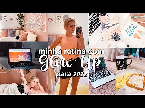 COMO TER UM GLOW UP EM 2022 | minha rotina 5AM CLUB, como defini minhas metas, hábitos e mais! ♡︎