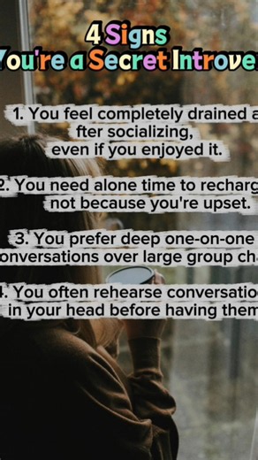 4 Signs You're a Secret Introvert 🧠🌙