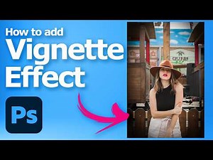 Photoshop how to add vignette
