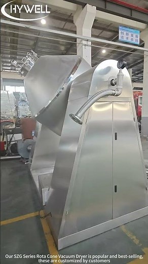 8 Explosion-Proof Double Cone Vacuum Dryers for Powder & Granule Drying