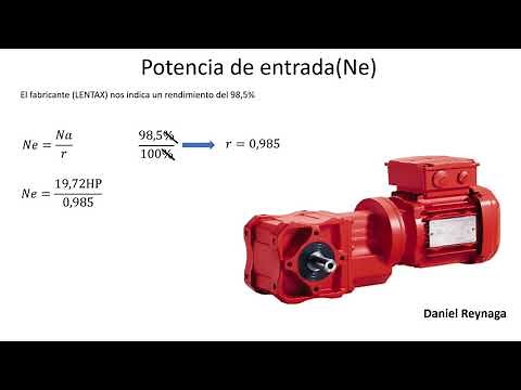 Speed ​​reducer calculation.