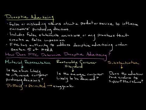 Deceptive Advertising