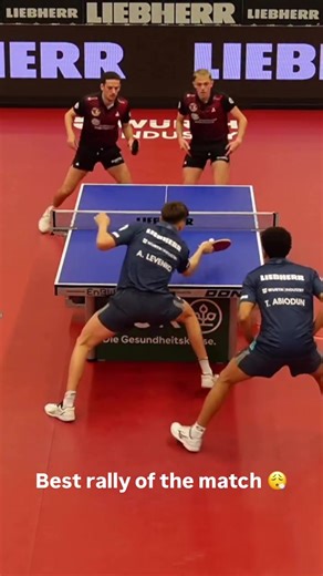 Definetely my favorite most crazy table tennis point from Bundesliga 😅🫶🏓 #tabletennis #tischtennis #andreaslevenko #pingpong #sports