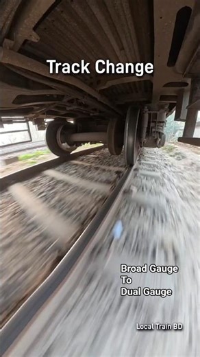 Railway Track Transition #shorts #train #wheels