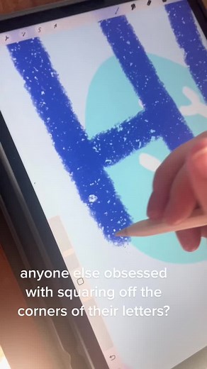 Anyone else with doing this? #procreate #digitallettering #lettering #handlettering