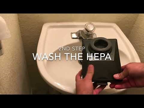 Cleaning the Rainbow Vacuum HEPA Filter