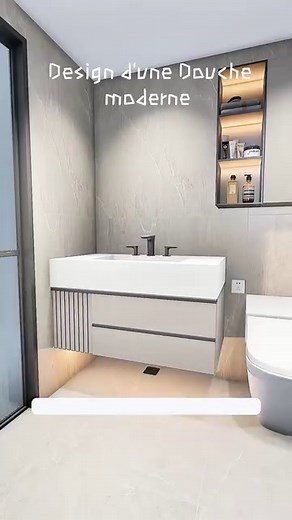 Design d'une Douche moderne | Sotramat