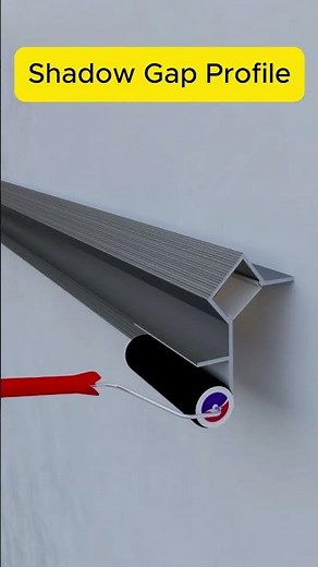 How to Install Aluminum Tile Trim Profile | Perfect Tile Edge #ShadowGapProfile #Renovation