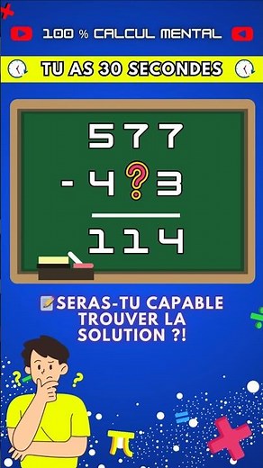 🔢 Défi Calcul Ultra Rapide : Qui Peut Réussir ? 🧠 #deficalcul